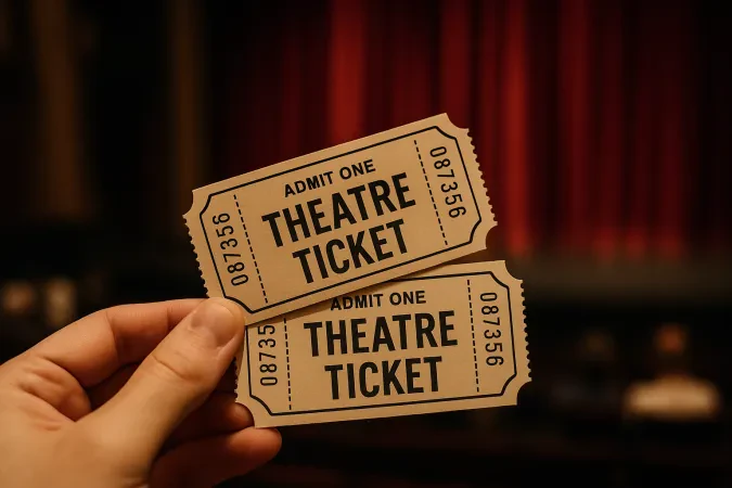 Vstupenky do divadla, do kina